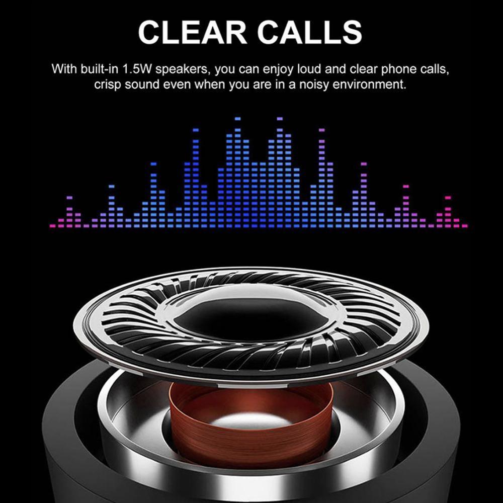 Multipoint Speakerphone Bluetooth V5.0 EDR Wireless Player Music Bluetooth MP3 Car Handsfree Kit For IPhone Androi K1M0