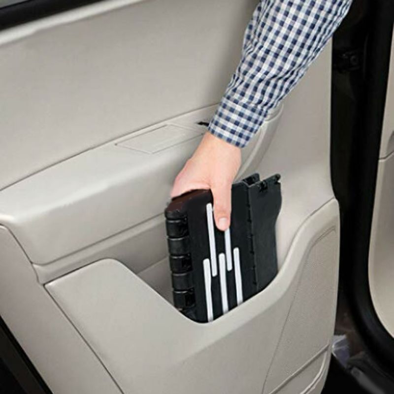 Premium Portable Mobility Step 15" x 8.7" x 5" Portable Folding Step Stool for Toddlers Seniors