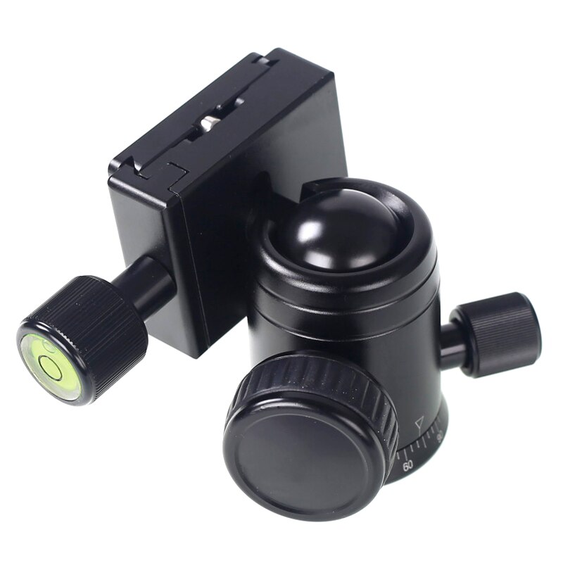 Hugely popular Xiletu T-0 cabeza de bola ligera portátil y abrazadera y placa de montaje para trípode 1/4 '3/8 'tornillo para Digital