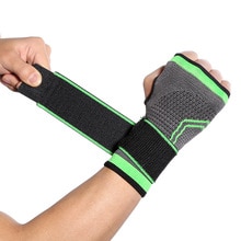 Verstelbare Sport Polsband Wrist Brace Wrap Bandage Ondersteuning Band Gym Strap Veiligheid Sport Pols Protector Hand Bands