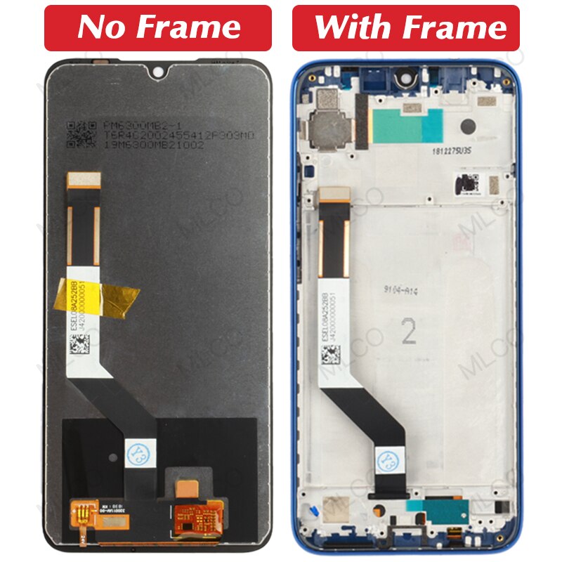 100% Originele Lcd Voor Xiaomi Redmi Note 7 Lcd-scherm Vervanging Voor Redmi Note 7 Pro Lcd Touch reparatie Onderdelen
