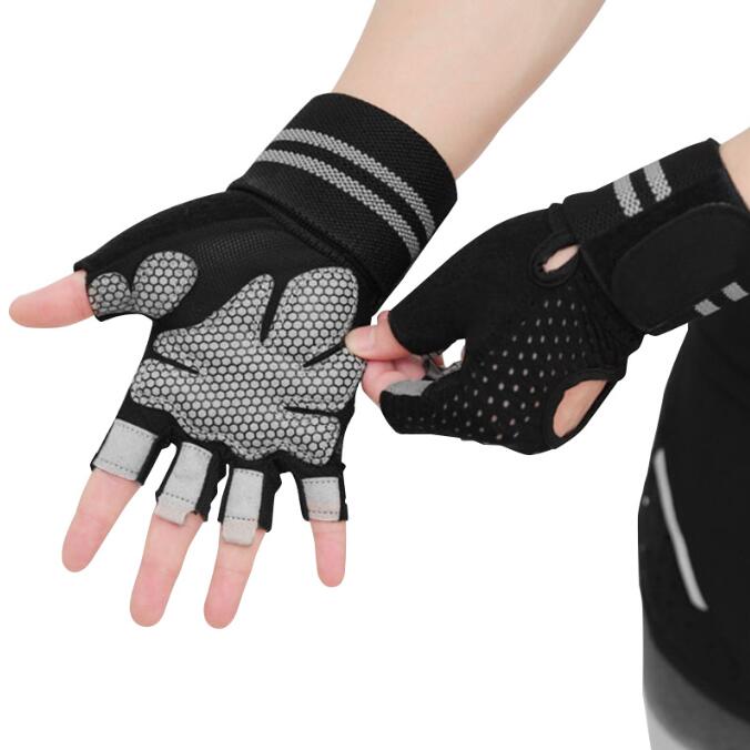 Hantelhandschuhe für Herren und Damen, Gewichtheben, Crossfit, Bodybuilding, trainieren, Sport, Fitnessstudio, Trainingshandschuhe, rutschfester Handgelenkschutz
