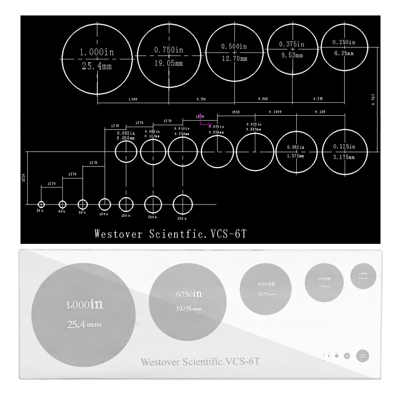0.01 mm Microscope Glass Ruler Calibration Ruler Measuring Ruler Micro Ruler DIV=0.01mm Microscope Measurement: Gold