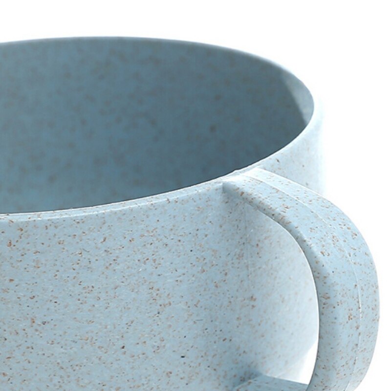 CH- Eco-Friendly Wheat Straw Milk Office Coffee Cup Plastic Breakfast Cup Teacup Mug Drinks Water Cups