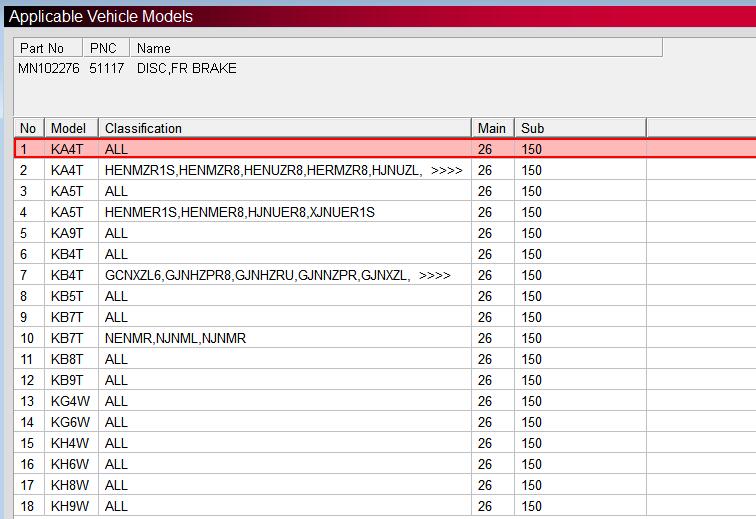 Front Brake Disc For Mitsubishi L200 Triton IV 2005- KB4T KB7T PAJERO Montero Sport Challenger Nativa MN102276 4615A241