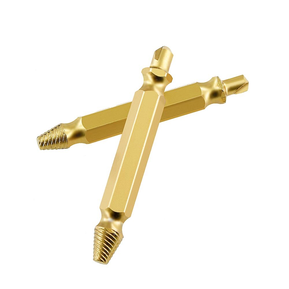 5pcs Damaged Extractor Screw Drill Set Stripped Broken Screw Extractor Screw Extractor Easily Take Out Demolition Tools