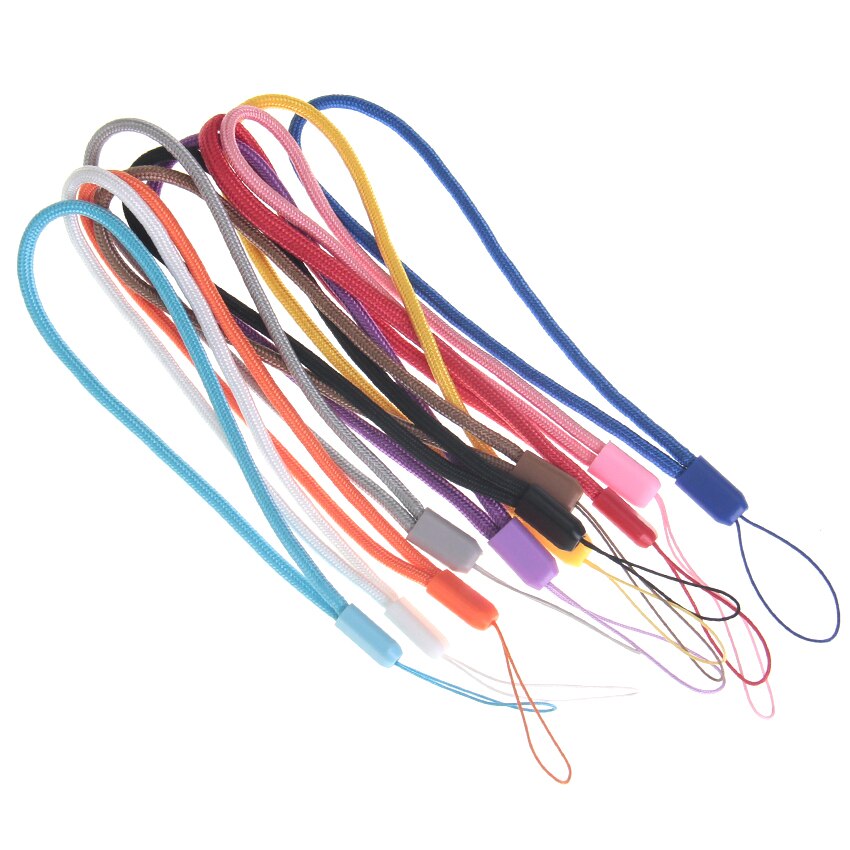 Yuntohe 200pcs/lot Colorful Nylon Strap Hand Wrist Lanyard for Camera Cell Phone for Apple iPod Wii Mp3 Mp4 USB