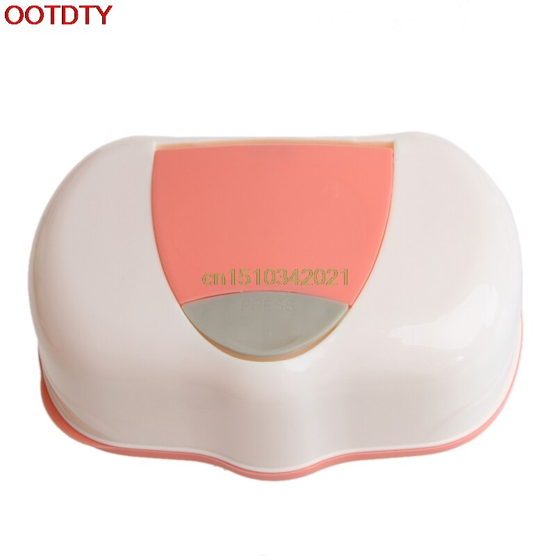 Caja de toallitas húmedas, caja automática de toallitas húmedas de plástico, Pop-up, caja de pañuelos para almacenar toallitas, caja organizadora