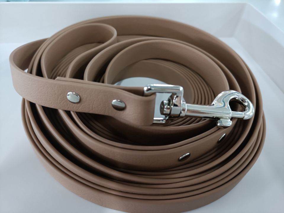 Laisse imperméable en PVC pour chien, collier pour chiot, accessoire pour chien, entraînement de rappel, suivi d'obéissance, facile à nettoyer