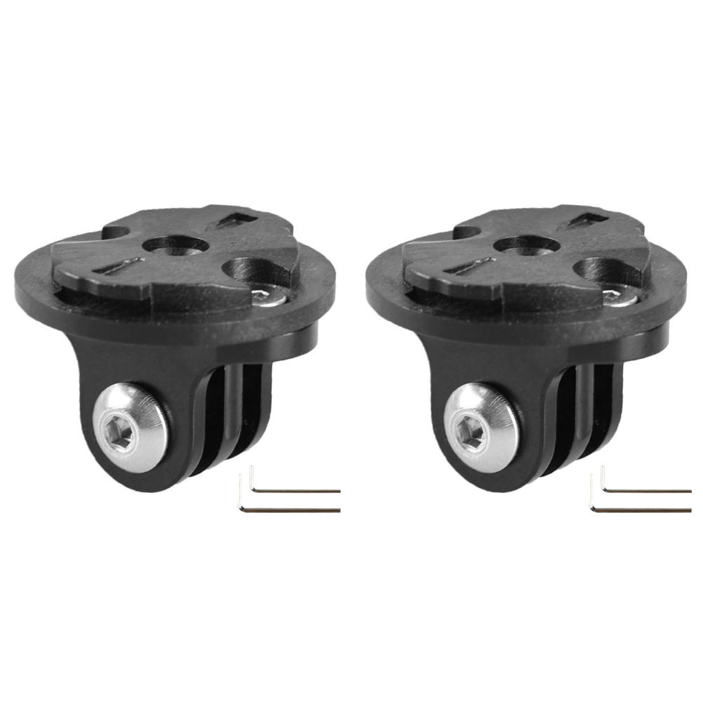 1-3PCS Bicycle Computer Holder For Garmin Gopro Bike Camera Mount Holder Bracket Aluminum Alloy Holder Camera Fixing Base: Red