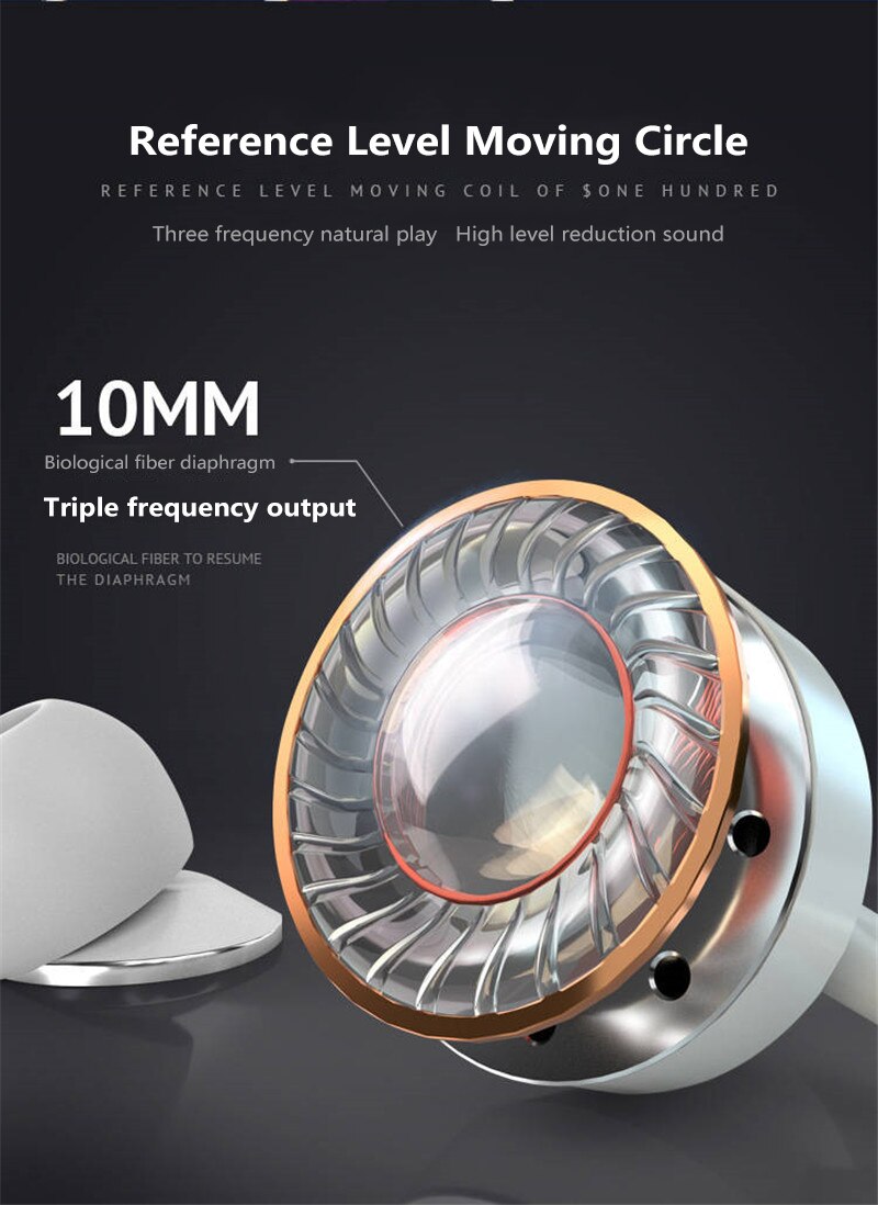 Écouteurs intra-auriculaires filaires avec micro, 3.5mm, stéréo, suppression du bruit, casque d'écoute pour Sport, musique, pour téléphone portable Xiaomi Huawei