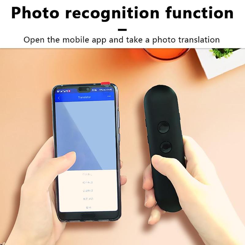 Mutis línguas inteligente t4 tradutor de voz instantânea foto gravação de texto tradução máquina viagem negócios reunião tradutor