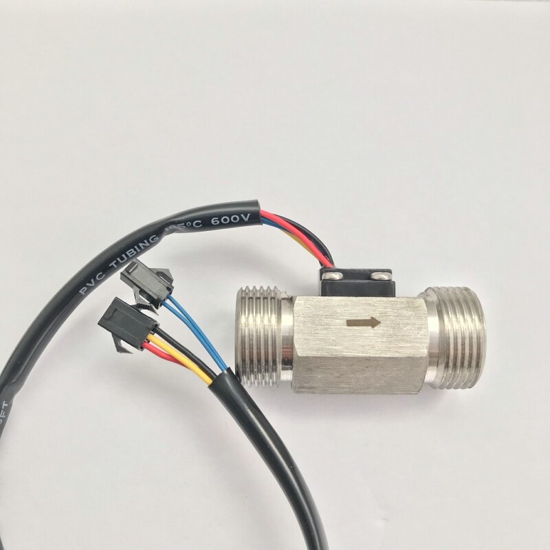 USS-HS43TBT Hall Effect Water Flow Sensor 2-45L/M G3/4" Stainless Steel Turbine Flowmeter for water purifier, water dispenser