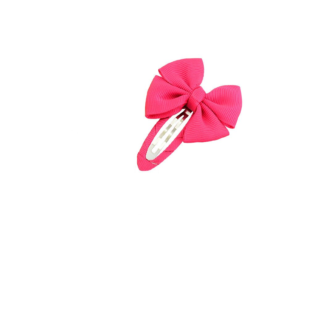 Barrettes pour cheveux à nœud papillon, couleur unie, accessoires mignons pour bébés filles, couvre-chef, Barrettes pour enfants,: red