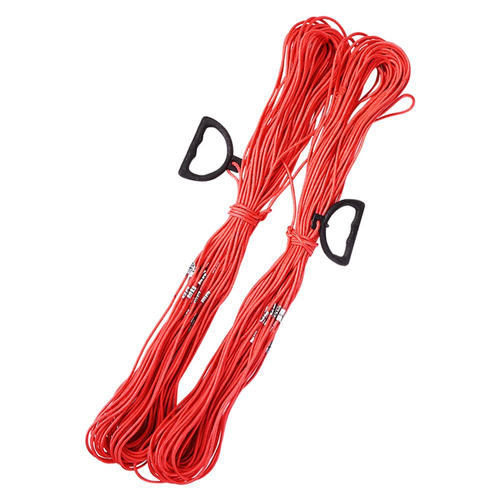 30/50M Wear-resistant Nylon Steel Wire Cord Measuring Rope for Playground Road Survey Engineering Construction Ruler
