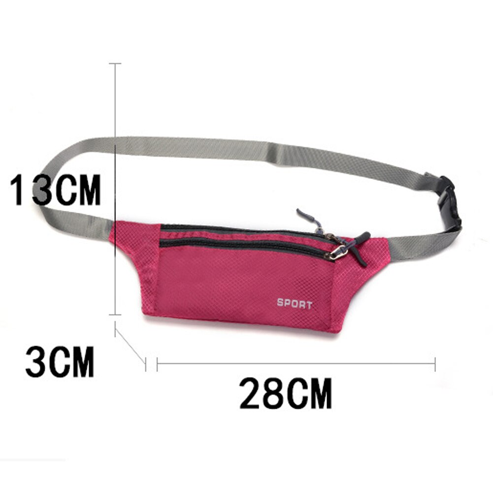 Mini Fanny Pack Voor Vrouwen Mannen Draagbare Handig Taille Verpakking Reizen Multifunctionele Waterdichte Telefoon Riem Tas