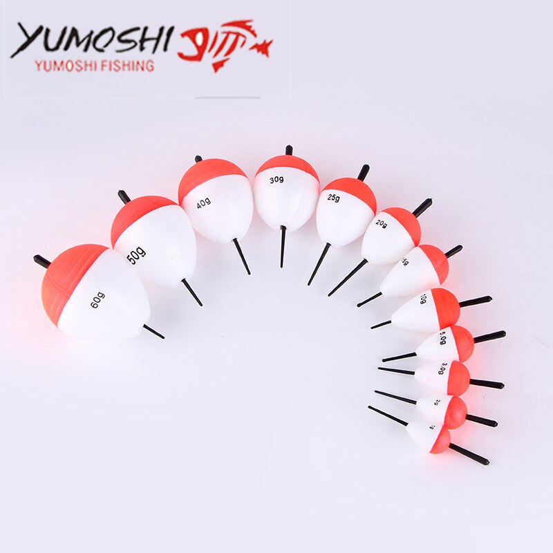 12 stk/sæt fiskeflåd 1g-60g eva fiskeflåd til havfiskeri tilbehør flydefiskeværktøj