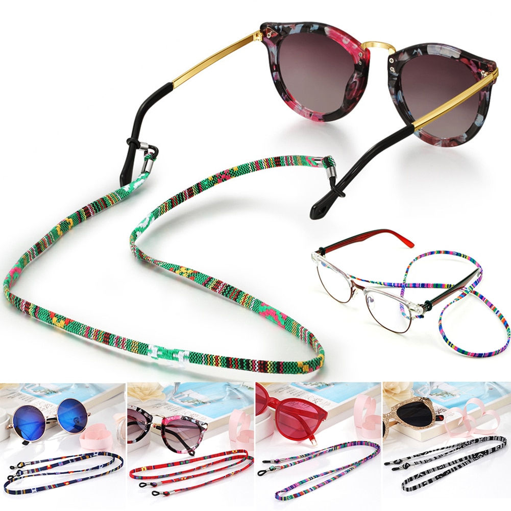 5mm breda retro glasögon solglasögon halssnöre snöre hållarrem glasögon lanyard hållare etnisk stil solglasögon sladdrem