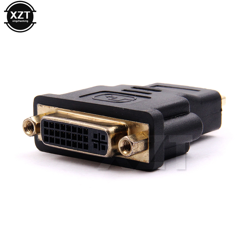 Dvi Adapter Converter Hdmi-Compatibel Male Naar Dvi 24 + 5 Vrouwelijke Converter Adapter 1080P Voor Hdtv projector Monitor