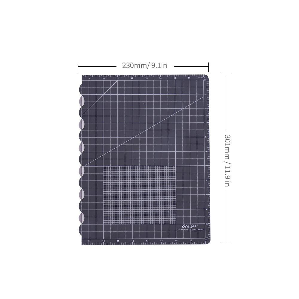 Opvouwbare Snijmat 17.8*11.9 Inch Duurzaam Antislip Pvc Board Vouwen Self Healing Mat Voor Snijden Quilten naaien Scrapbooking