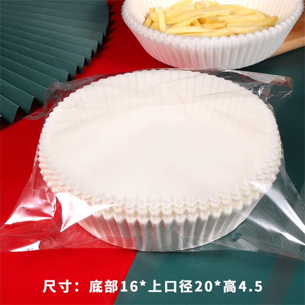 10/25/50Pcs Papel Airfryer Bakpapier Wegwerp Papier Liner Non-stick Olie-Proof Oven pad Kom Mand Keuken Accessoires