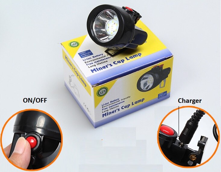 Mijnbouw Lamp KL2.5LM Geïntegreerde Mijnwerkers Koplamp Led Cordless Lamp