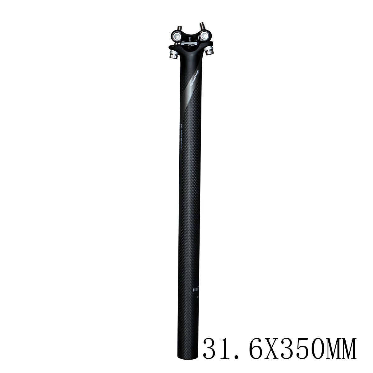 Mountain &amp; Road 3K Full Carbon Fibre Fiets Zadelpen Carbon Fiets Zadelpen Mtb Fietsonderdelen 27.2/ 30.8/31.6*350/400 Mm: Matte 31.6X350MM