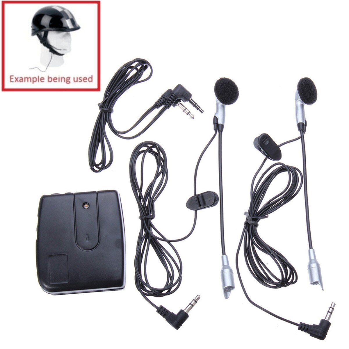 2 Manier Motorfiets Helm Intercom Headset Communicatiesysteem Interphone Intercomunicador Oortelefoon MP3 Ingang