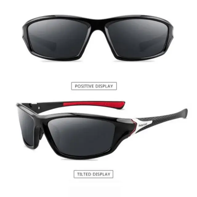 Gafas de sol polarizadas de para hombres y mujeres que conducen gafas opacas al aire libre: Azul