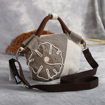 Mode Nationale String Applicaties Vrouwen Winkelen Handtassen! Lady Multi-Gebruik Hasp Schouder & Crossbody Tassen Alle-Wedstrijd Canvas Tassen