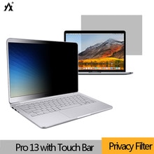 Til apple macbook pro 13 touch bar  a1706 a1708 a1989 størrelse 297mm*194.5mm antirefleks beskyttelsesfilm til privatlivsfilter