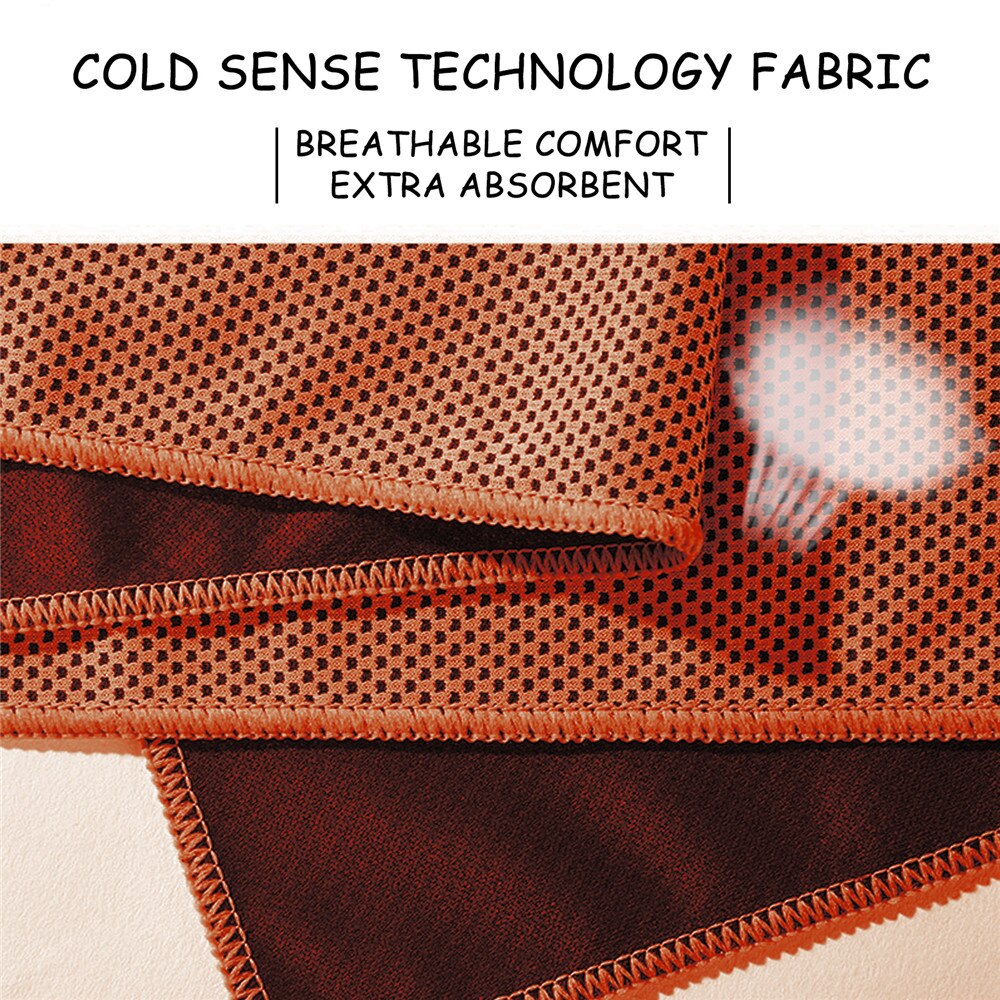 Women Cooling Towel Men Breathable Portable Gym Jogging Enduring Running Swimming Instant Chilly Cool Sports Ice Towel 100*30cm