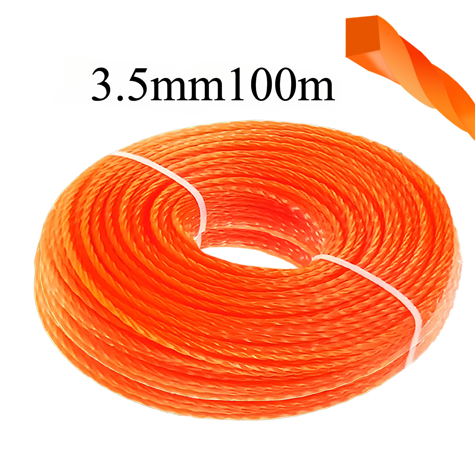 100 m Nylon Freischneider Strimmer Trimmer Linie Kabel Draht 2,7/3,0/4,0mm DIA Für STIHL Nylon Rasenmäher linie Garten Power Werkzeug Teile: green