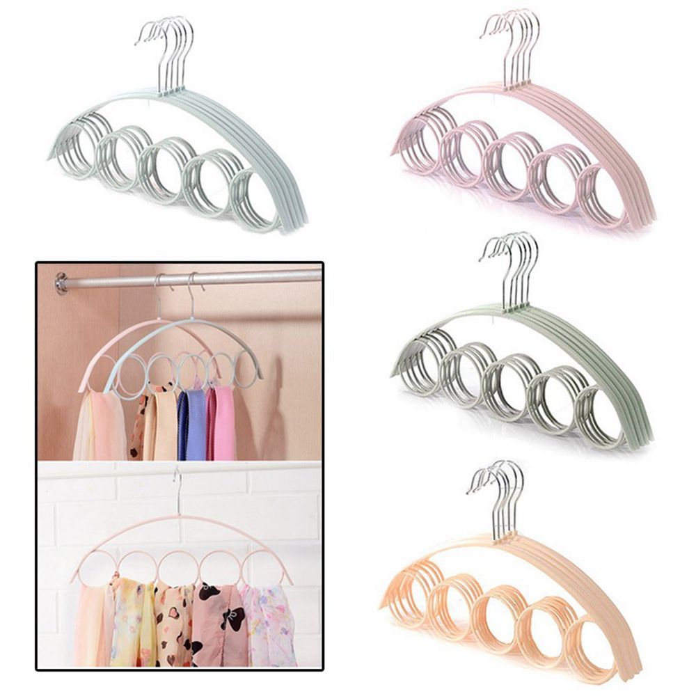 Rack Display Schal Krawatten Aufhänger Kleiderbügel Gürtel Rack Lagerung Kleiderbügel Organizer Halter Haken Ring Seil Slots Halter