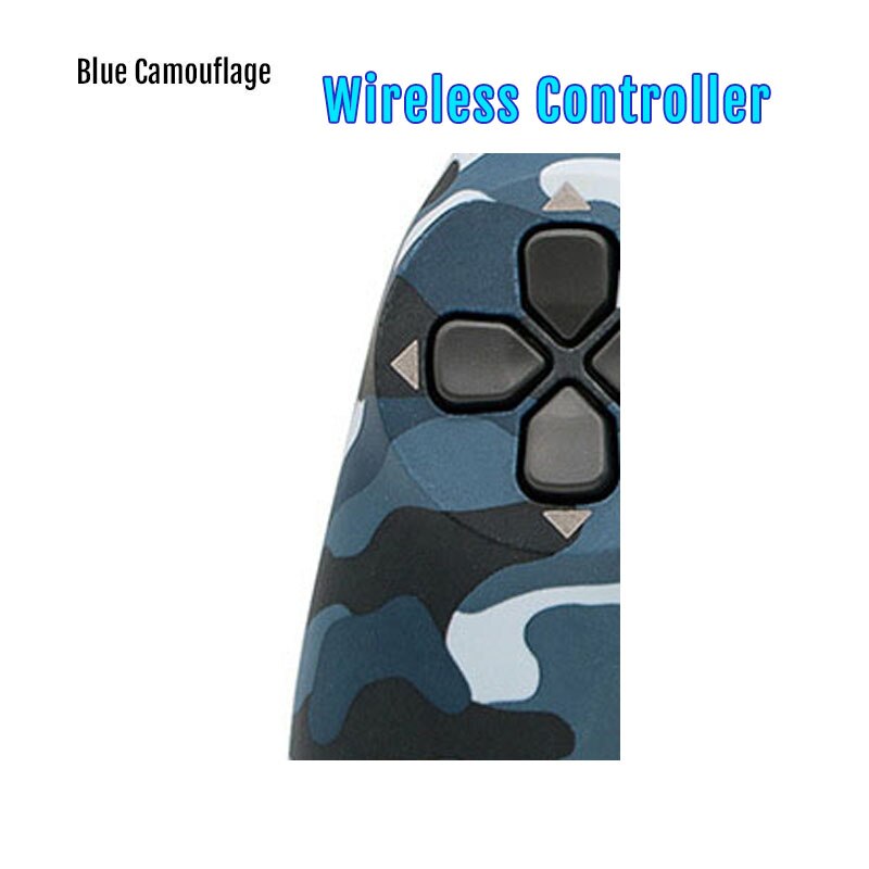 Wireless / Wired Controller For PS4 Bluetooth 4.0 DualShock Mando Gamepads ps4 Joystick: Wireless Blue Camou