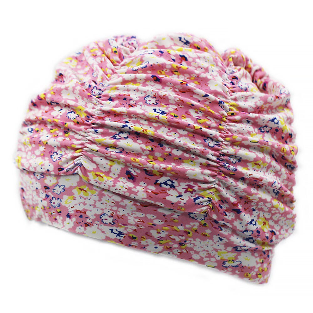 Dames badmuts met bloemenprint, zwembadhoed, strand, surfen, lang haar, oorbescherming, zomer strand badmutsen, gratis maat