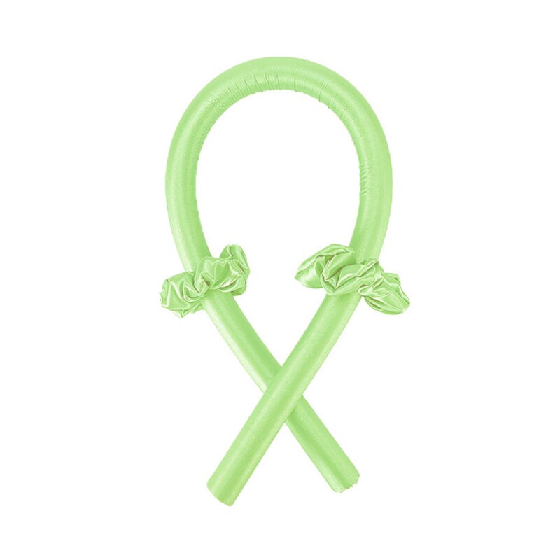 Papilotki kobiece narzędzia robić włosów jedwabne opaski robić curlingu papilotki bez ciepła formy faliste mokre i faliste wiązki kędzior bar narzędzia robić włosów: jasny zielony