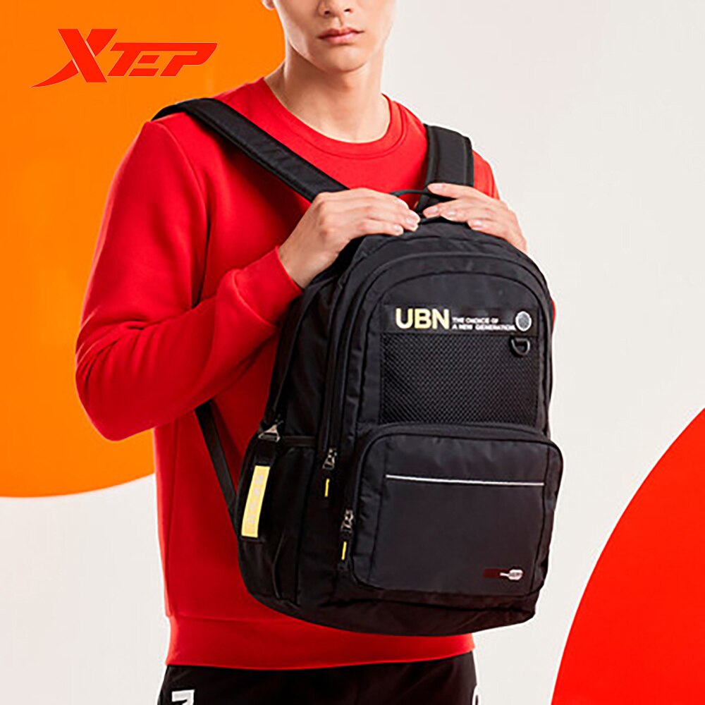 Xtep sports backpack backpack men and women the same style travel bag sports leisure backpack 880337110019