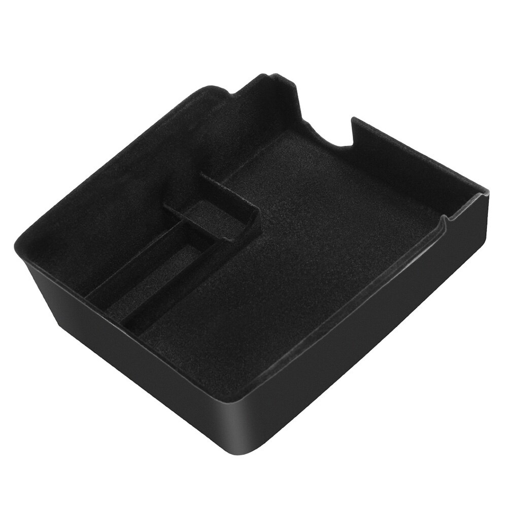 Car Styling Center Console Flocking Organizer for Tesla Model 3 Y Armrest Storage Box Tray Car Interior Accessories: Rear