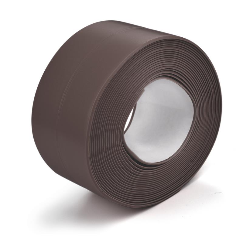 3.2 mx 22mm kúpeľňa sprchový kút drez vaňa tesniaca páska biela pvc samolepiaca vodotesná nálepka na stenu do kúpeľne a kuchyne: Hnedá / 3.2 m x 2.2cm
