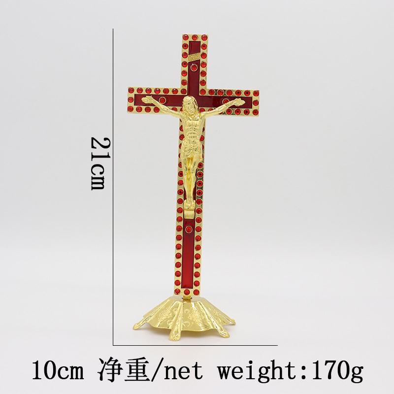 Katholieke Jesus Cross Home Decor Religieuze Ornament Bureau Handwerk Kerk Gebruiksvoorwerpen Orthodoxe Priester Cristo