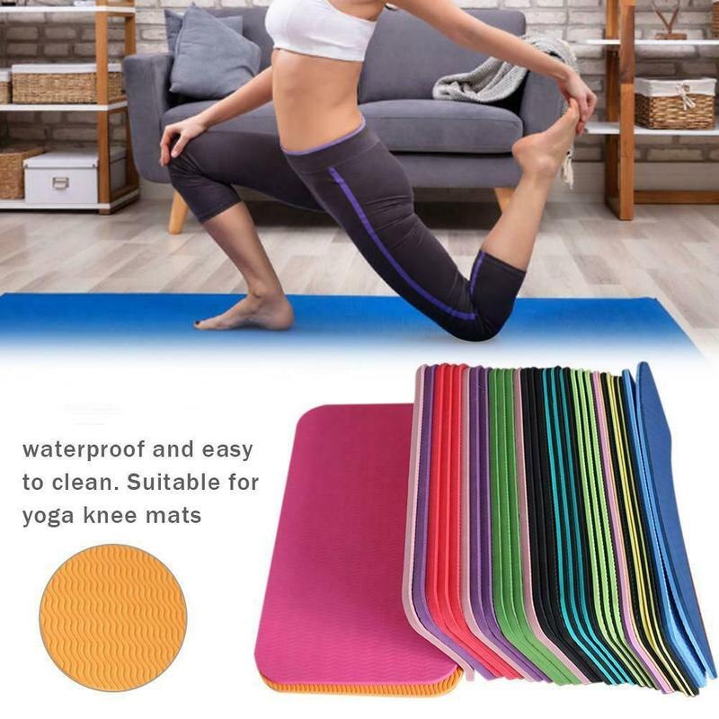 Magehjul knelematte yogamatte knematte fitness tykk matte putematte hageutstyr matte knelende manual  t0 f 6