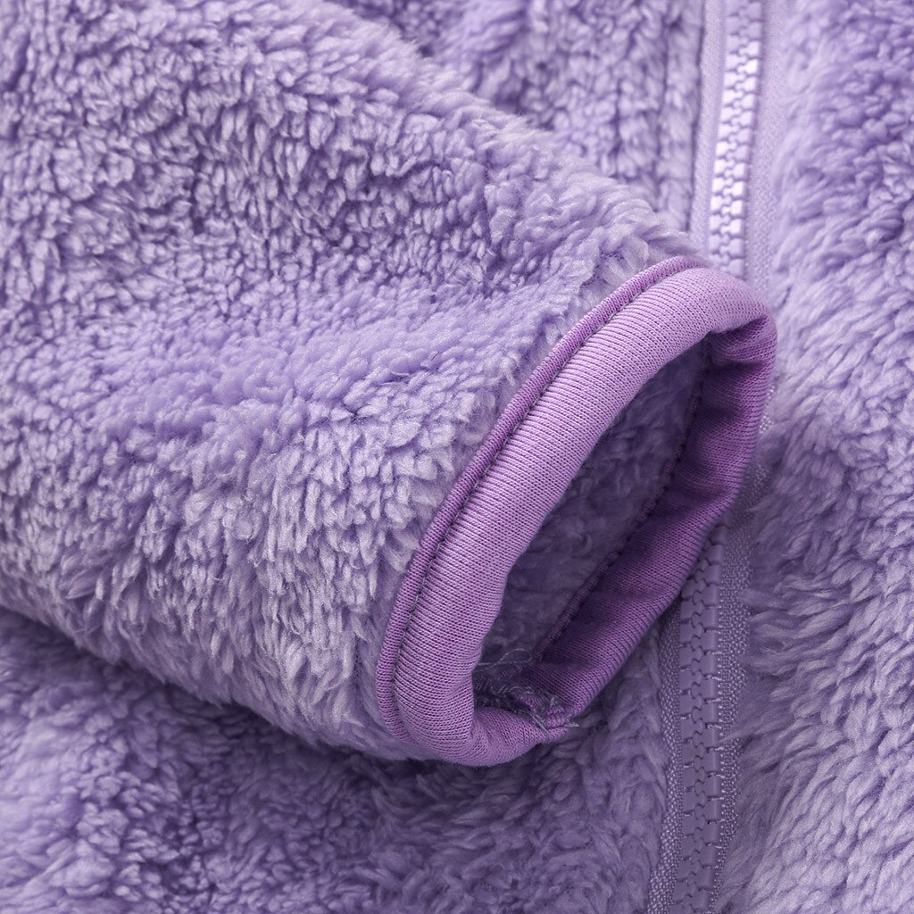 -né Bébé Garçon Hiver Polaire Jumpsuit Solide Barboteuse À Capuche Manteau Vêtement D'extérieur