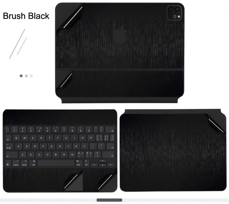 Pre-Cut Vinyl Sticker Protective Skin Cover Film for Magic Keyboard 11 12.9 10.9 inch Compatible for Ipad Pro 4th 5th: Brown / 12"