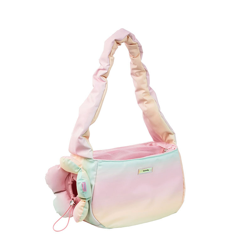 TOUCHDOG Illusion Series-Pet Outing Crossbody Bag Cat Portable Shoulder Cat Bag Small Dog Dewlap Tote Dog Bag Pet Accessories
