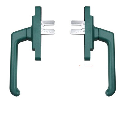 Deur En Raam Transmissie Handgrepen Aluminium Platte Open Opknoping Venster Turn Handvat: left / green