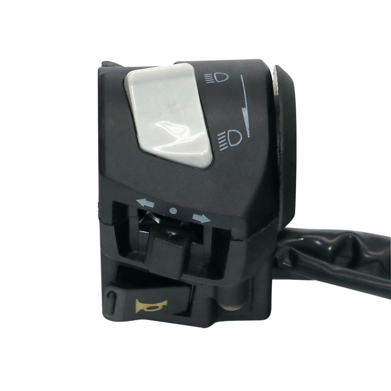 Motolovee Motorcycle Handle Bar Links Rechts Schakelaars Hoorn Richtingaanwijzer Koplamp Elektrische Start Stuur Controller Schakelaar