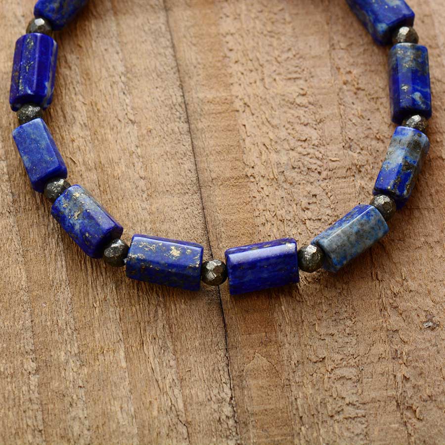 Delle Donne degli uomini del Braccialetto di Stirata di Lapis lazuli Braccialetti Elastici di yoga Mala Bracciali Nuove Coppie di Amanti Gioielli Regali