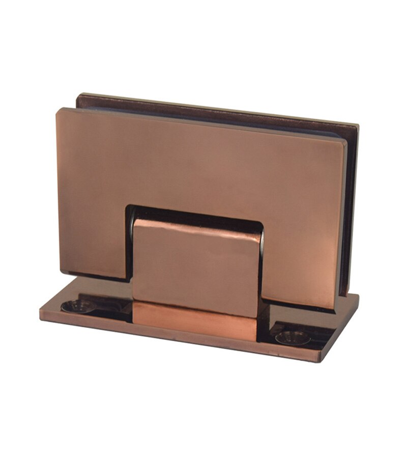 Rose Gold Edelstahl 304 Feste Schlecht Clip Dusche Zimmer Scharnier Rahmenlose Glas Tür hoch Und Unten Ordner Falten Seite: RG-90offen
