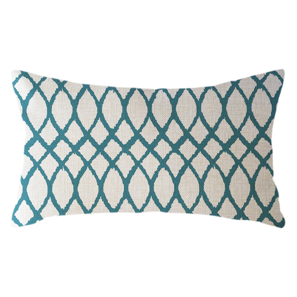 Tops Minimalistische Geometrische Rechthoek Kussenhoes Room Decor Mode 30X50Cm Linnen Kussensloop Woondecoratie Accessoires: D